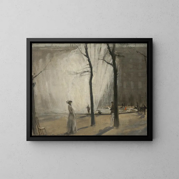 Le fontane del Palais Royal - William Nicholson — quadro incorniciato alla parete