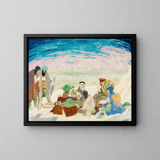 La Morte nella neve - William Orpen — quadro incorniciato alla parete
