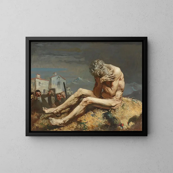Job - William Orpen — quadro incorniciato alla parete