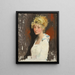 Il modello degli artisti Yvonne - William Orpen — quadro incorniciato alla parete