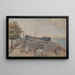 Cantieri navali di Berg - William P. Chappel — quadro incorniciato alla parete