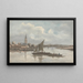 Vista sul Tamigi a Battersea - William P. Sherlock — quadro incorniciato alla parete