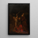 Moïse, Aaron e Hur sul monte Horeb - William Page — quadro incorniciato alla parete