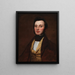Ritratto di un giovane uomo - William Page — quadro incorniciato alla parete