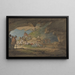 Una grotta soleggiata con figure - William Payne — quadro incorniciato alla parete