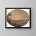 Vista lontana di Exmouth da Exeter - William Payne — quadro incorniciato alla parete