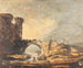 Paesaggio con un castello e un ponte - William Payne — vista dell’opera