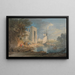 Vista a Caernarfon, Galles - William Payne — quadro incorniciato alla parete