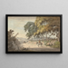 Vista di Plymouth scattata dai Sette Alberi, strada di Exeter - William Payne — quadro incorniciato alla parete