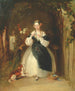 Una giovane donna che intreccia i capelli - William Powell Frith — vista dell’opera