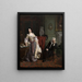 Il papa fa l'amore con Lady Mary Wortley Montagu - William Powell Frith — quadro incorniciato alla parete