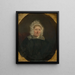 Ritratto di Jane Powell, la madre dell'artista - William Powell Frith — quadro incorniciato alla parete