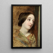 Studio di una giovane ragazza - William Powell Frith — quadro incorniciato alla parete