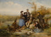 La Partie de chasse - William Powell Frith — vista dell’opera
