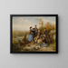 La Partie de chasse - William Powell Frith — quadro incorniciato alla parete