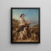 La fille du garde-chasse - William Powell Frith — quadro incorniciato alla parete