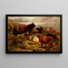 Bétail des Highlands - William R.C. Watson — quadro incorniciato alla parete
