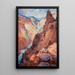 Vue del Grand Canyon di Yellowstone - William Robinson Leigh — quadro incorniciato alla parete