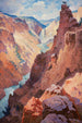 Vue del Grand Canyon di Yellowstone - William Robinson Leigh — vista dell’opera