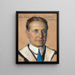 George Parmley Day B. A. 1897 Tesoriere dell'Università di Yale 1910 - William Sergeant Kendall — quadro incorniciato alla parete
