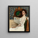 Ritratto di Mildred Stokes - William Sergeant Kendall — quadro incorniciato alla parete