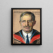 Williston Walker Professore di storia ecclesiastica 1901 22 Prévôt 1920 22 - William Sergeant Kendall — quadro incorniciato alla parete