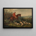 Caccia alla volpe a Cover - William Shayer — quadro incorniciato alla parete