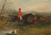 Caccia alla volpe che attraversa un ruscello - William Shayer — vista dell’opera