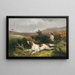 Caccia alla beccaccia - William Shayer — quadro incorniciato alla parete