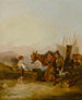 Viaggiatori sulla riva del mare - William Shayer Snr — vista dell’opera