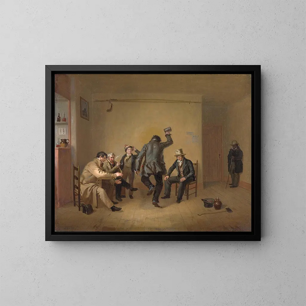 Scène di bar - William Sidney Mount — quadro incorniciato alla parete