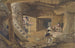 Mine dans il bastione del Mat Sébastopol Crimea - William Simpson — vista dell’opera
