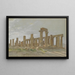 Girgenti Il tempio di Giunone Lacinia ad Agrigento - William Stanley Haseltine — quadro incorniciato alla parete
