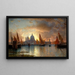 Santa Maria della Salute Coucher de soleil - William Stanley Haseltine — quadro incorniciato alla parete