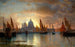 Santa Maria della Salute Coucher de soleil - William Stanley Haseltine — vista dell’opera