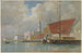 Navigazione lungo il Molo a Venezia - William Stanley Haseltine — vista dell’opera