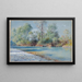 Rivière Traunstein sulla strada di Empfing Baviera - William Stanley Haseltine — quadro incorniciato alla parete