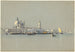 Vista attraverso il canale della Giudecca verso la Salute e il Campanile di San Marco - William Stanley Haseltine — vista dell’opera