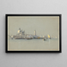 Vista attraverso il canale della Giudecca verso la Salute e il Campanile di San Marco - William Stanley Haseltine — quadro incorniciato alla parete