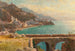 Vista della costa amalfitana, Italia - William Stanley Haseltine — vista dell’opera