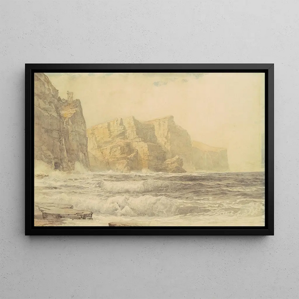 Château de Baldart, Kilkee, comté de Clare, Irlande - William Trost Richards — quadro incorniciato alla parete