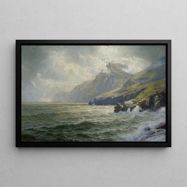 Baia di Donegal - William Trost Richards — quadro incorniciato alla parete