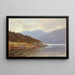 Veduta verso ovest, scena del lago in Norvegia - William Trost Richards — quadro incorniciato alla parete