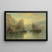 Tramonto nelle isole Shetland, Scozia - William Trost Richards — quadro incorniciato alla parete