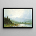 Tramonto sul monte Chocorua New Hampshire - William Trost Richards — quadro incorniciato alla parete