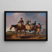 I veterani del 1776 che tornano dalla guerra - William Tylee Ranney — quadro incorniciato alla parete