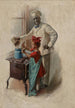La leçon de cuisine - William Vincent Cahill — vista dell’opera