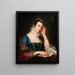 Ritratto di una giovane donna - William Watson — quadro incorniciato alla parete