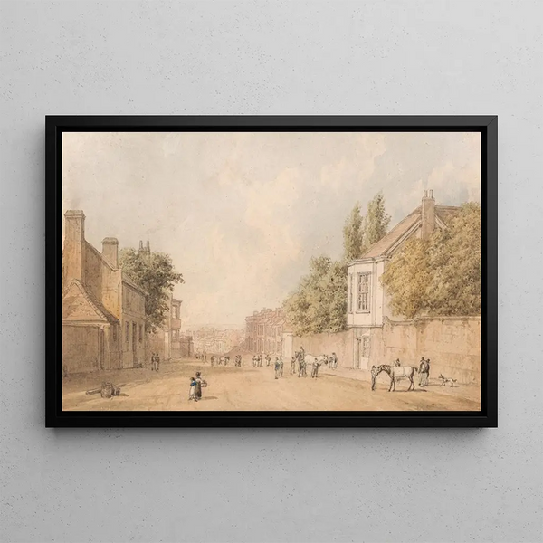William Westall - Entrance to Newmarket.webp