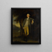 Ritratto di un gentiluomo in un paesaggio - William Williams — quadro incorniciato alla parete
